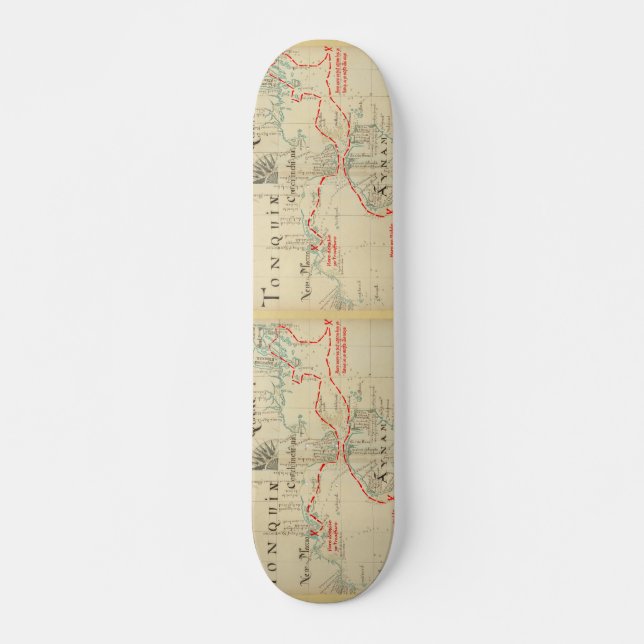 Skate Um Mapa Pirata Autêntico 1690 (com embelezamentos) (Frente)