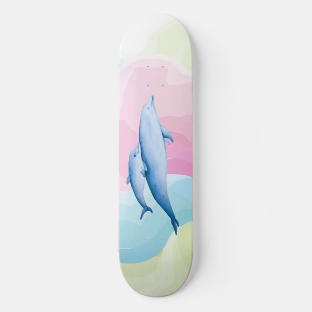 Skate Um mar incrível com golfinhos (Frente)