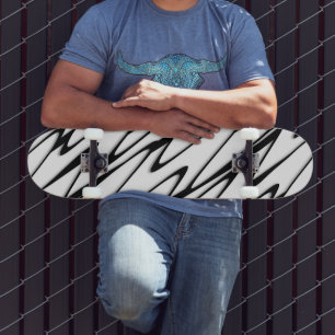 Skate Uma Arte Moderna de Linha Energética de Abstrato