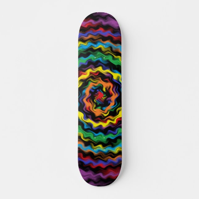Skate Uma Detonação Colorida (Frente)