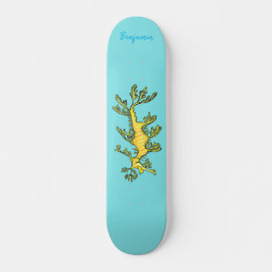 Skate Uma ilustração engraçada e engraçada do desenh
