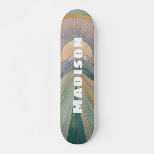 Skate Uma Serenata Vulcânica Personalizada (Frente)