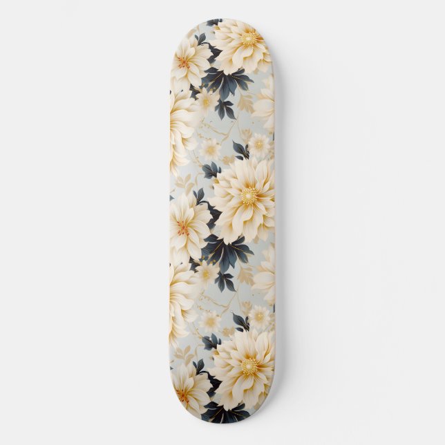 Skate Uma Série de Design Floral de Casamento 2 (Frente)