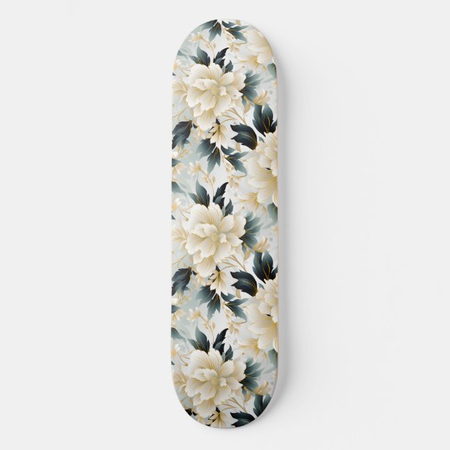 Skate Uma Série de Design Floral de Casamento 7 (Frente)