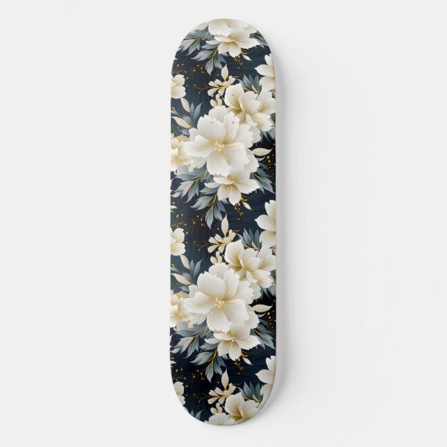 Skate Uma Série de Design Floral de Casamento 8 (Frente)
