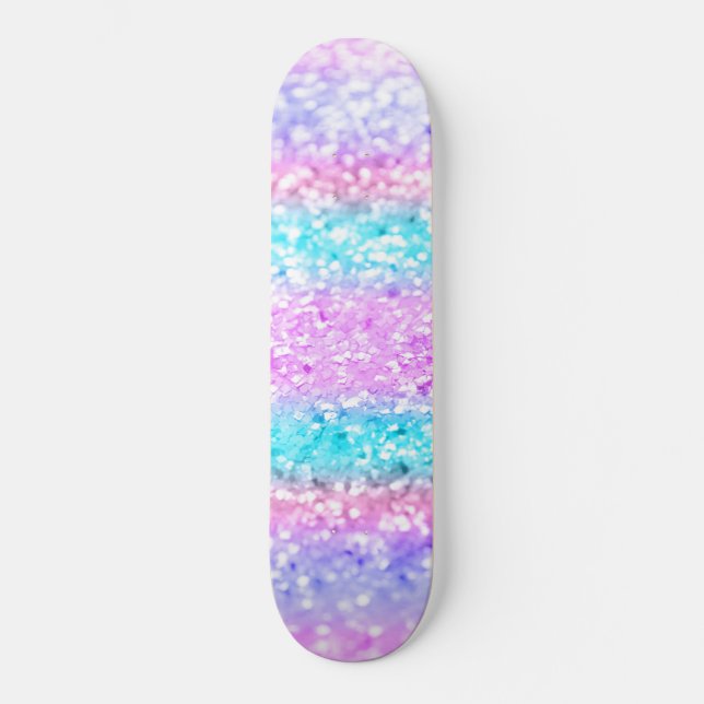 Skate Unicorn Girls Glitter #15 #shiny (Frente)