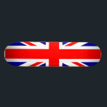 Skate Union Jack<br><div class="desc">Um conselho à moda do skate com esse grande jaque de união do biritsh espalhou em cima dele para todos aqueles patinadores loving do Británico.</div>