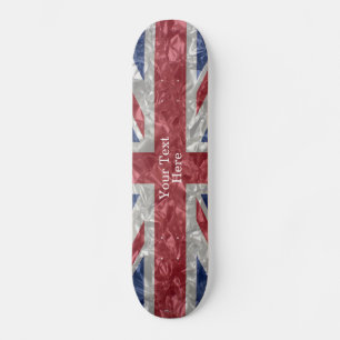 Skate Union Jack Flag - Crinkled