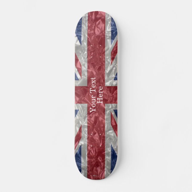 Skate Union Jack Flag - Crinkled (Frente)