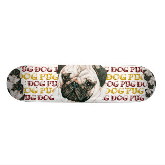 Skate URBANO do estilo do CÃO do PUG