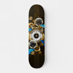 Skate Ursinhas Steampunk e Borboletas Azuis