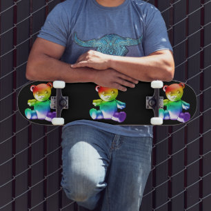 Skate Urso de pelúcia em metal polido SlipperyJoe's grad