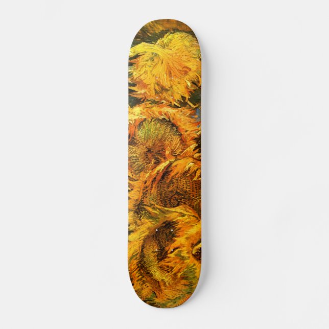 Skate Van Gogh: Quatro girassóis (Frente)