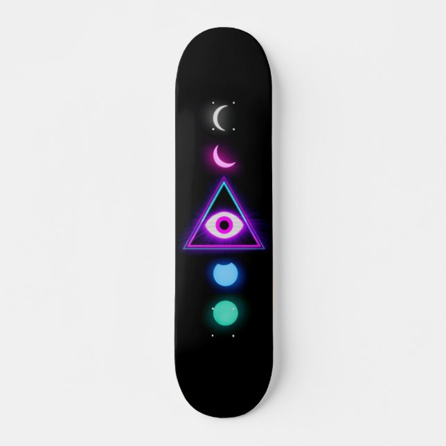 Skate Vaporwave Moon (Frente)