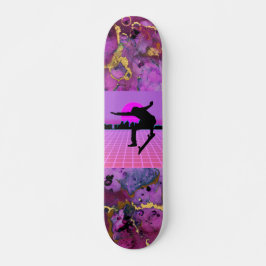 Skate Vaporwave Skateboarder 7, 3/4 pol.