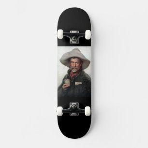 Skate Vaqueiro espanhol Ranchero no Velho Salão Oeste
