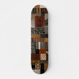 Skate Variations of African motifs in earth tones