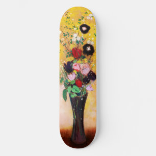 Skate Vase das flores por Odilon Redon