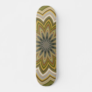 Skate verde abstrato