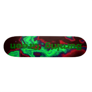 Skate Verde ardente