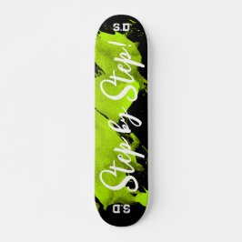 Skate Verde Brushy Preto
