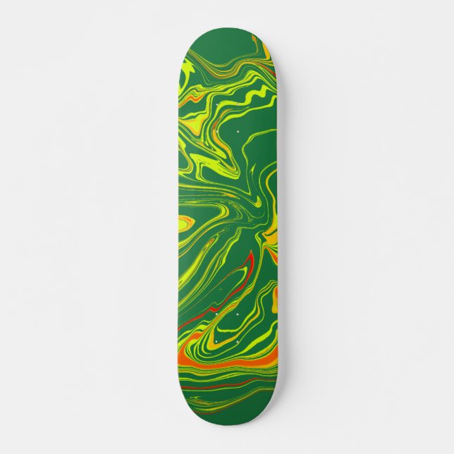 Skate verde con amarillo (Frente)