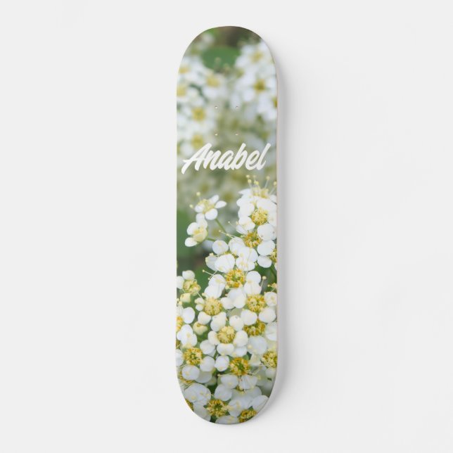Skate Verde Flor (Frente)