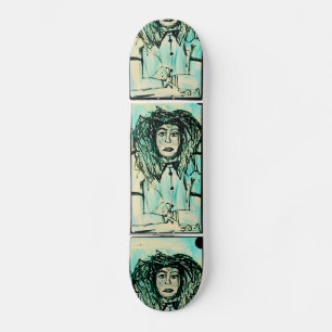 SKATE VERDE GRAFF DO TEMOR DO PENSADOR