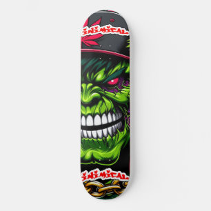 Skate Verde médio inímico