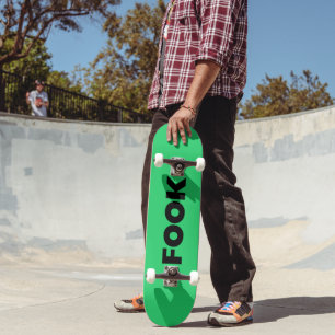 skate verde-preto