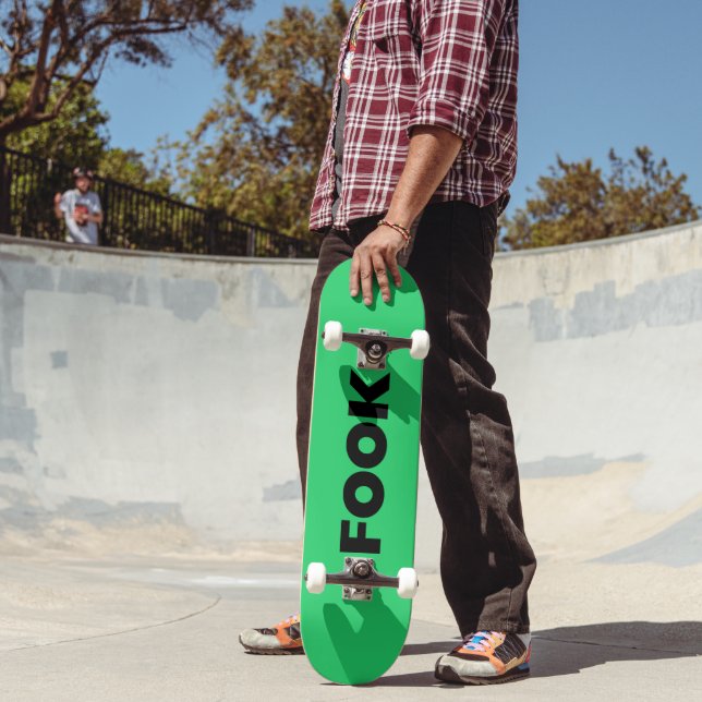 skate verde-preto (Ao ar livre 2)