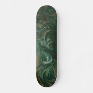 skate verde preto