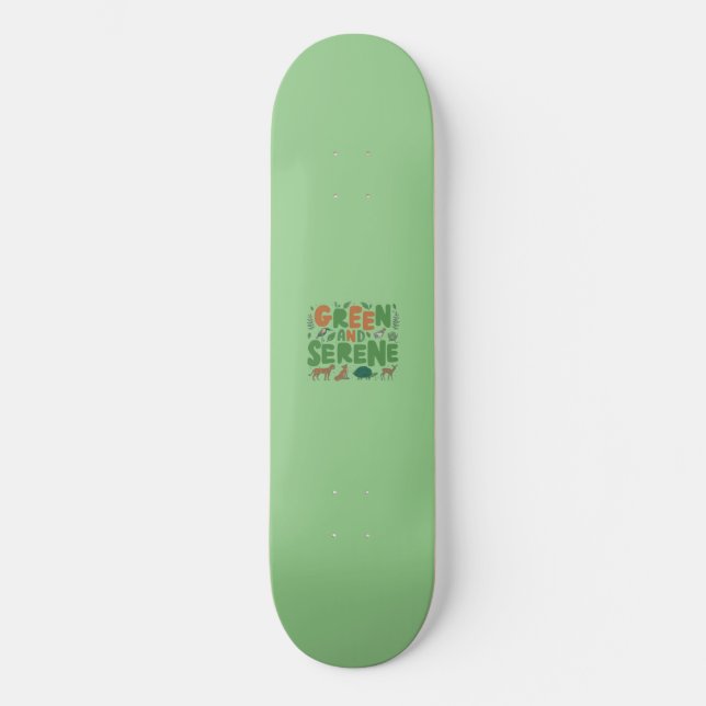 Skate Verde Serene (Frente)