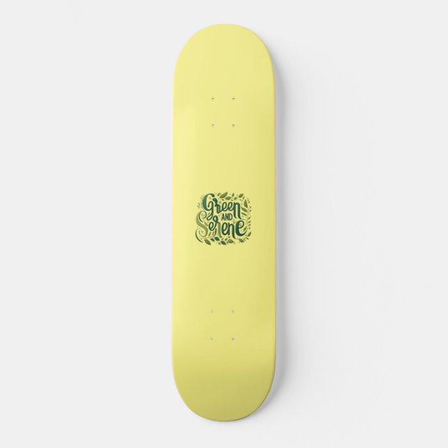Skate Verde Serene (Frente)