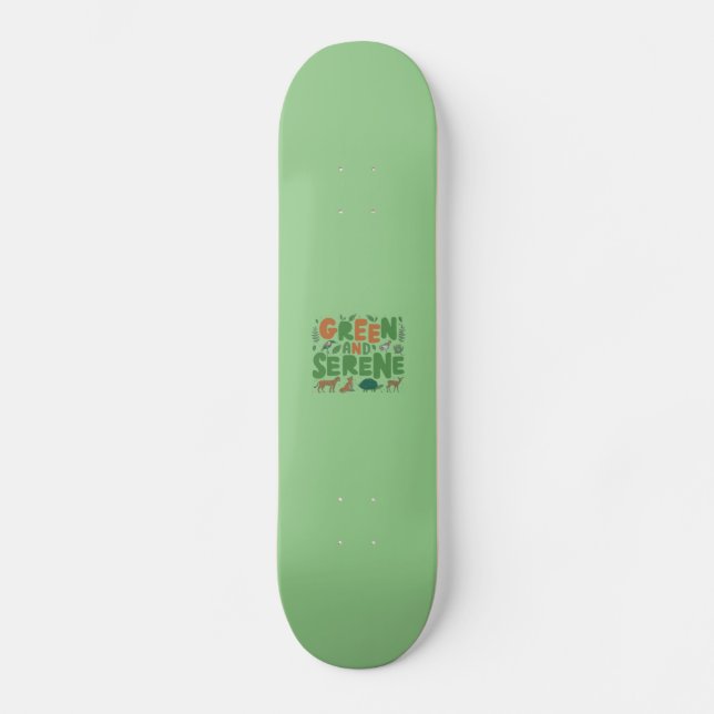 Skate Verde Serene (Frente)