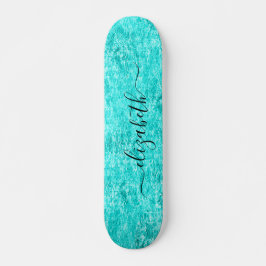 Skate Verde Shiny Mint Personalizado