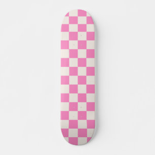 Skate Verificação rosa, padrão da placa de xadrez, verif