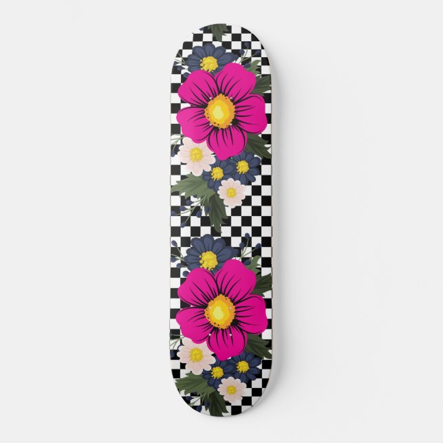 Skate Verificadas e Flores (Frente)