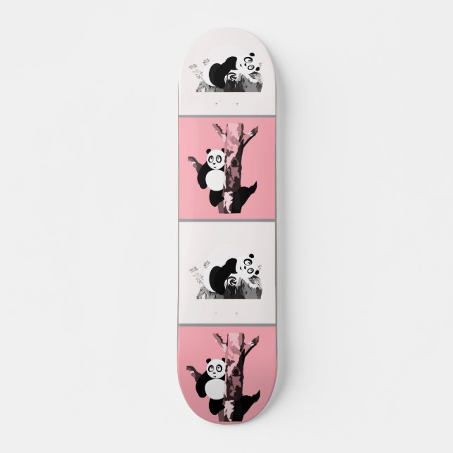 Skate Verificador de Pandas - Rosa (Frente)