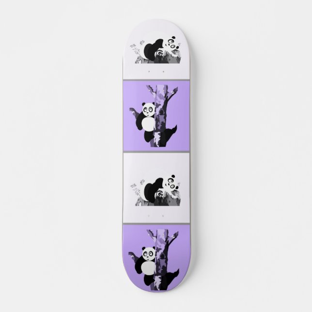 Skate Verificador de Pandas - Roxo (Frente)