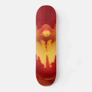 Skate vermelho da orquídea