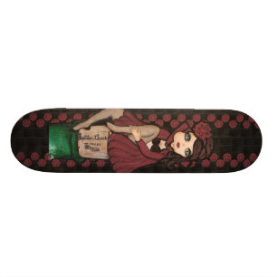 Skate vermelho de Cutie do quantum de Caped
