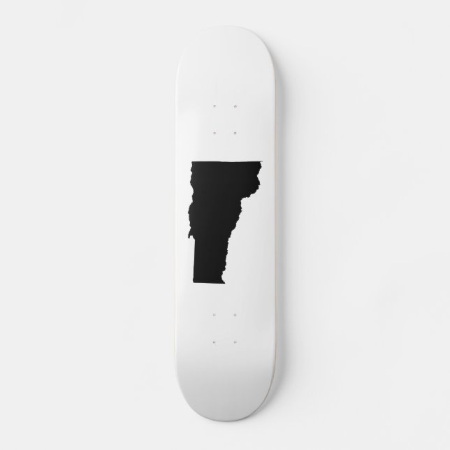 Skate Vermont em preto e branco (Frente)