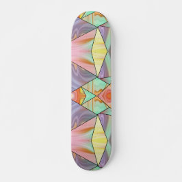 Skate Vibrações Boho de Mármore dos Anos 70