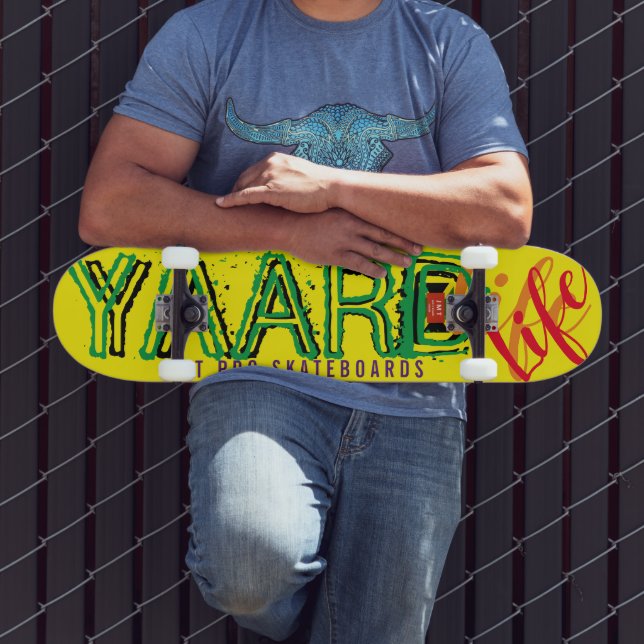 Skate VIDA DE QUINTAL   JMT Skateboard, Deck de 7¾" (Ao ar livre 3)