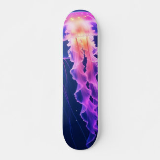 Skate Vida Subaquática de Água-viva Oceano