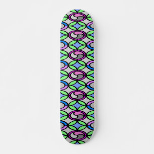 Skate Vidro colorido