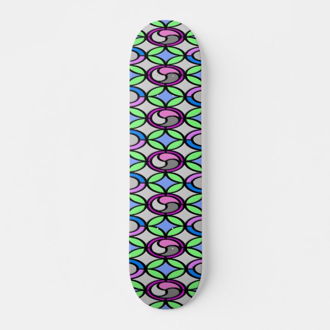Skate Vidro colorido (Frente)