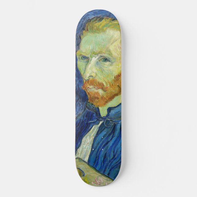 Skate Vincent van Gogh - Autorretrato com Paleta (Frente)