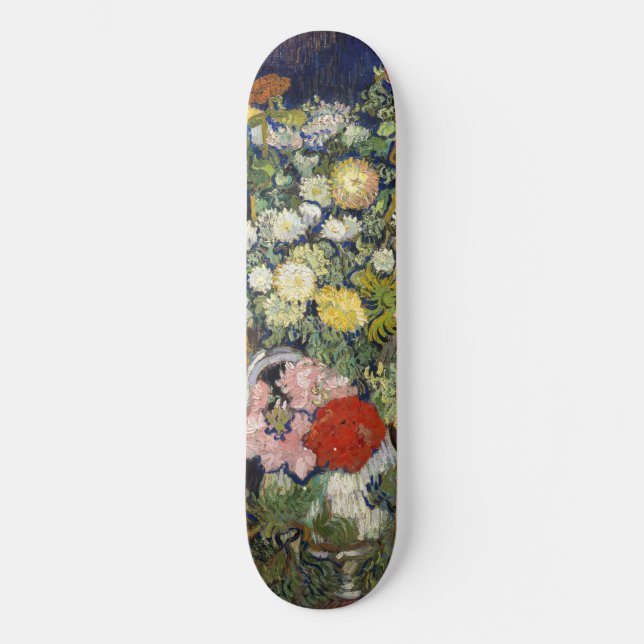 Skate Vincent van Gogh - Buquê de Flores em um Vaso (Frente)